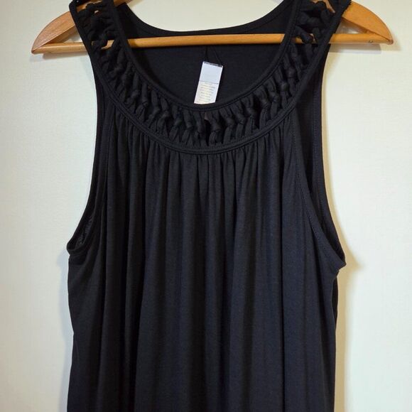 NEVER WORN SWIMSUITS FOR ALL COVER UP BRAIDED HIGH LOW MAXI DRESS SIZE 14/16 XL - Picture 7 of 14